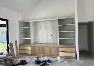 Master bathroom concrete framing in progress — new construction Kern County