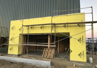 Completed commercial building front exterior — Matt Machado Construction Bakersfield CA