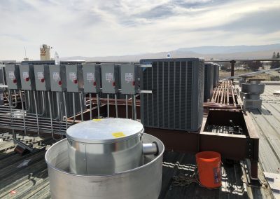Commercial building roof construction — Matt Machado Construction Bakersfield